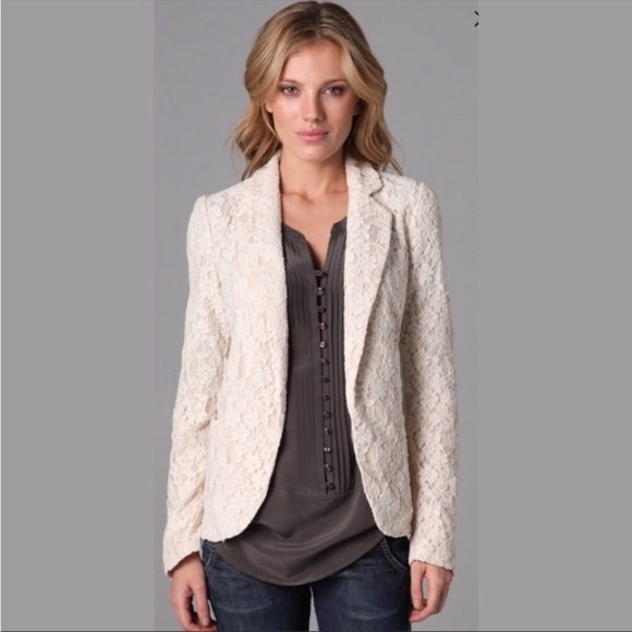 Rory‎ Beca Sofia Lace Jacket Ivory Blazer Small - Picture 1 of 6